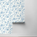 Chinoiserie peel and stick wallpaper roll NW43412 self adhesive from NextWall