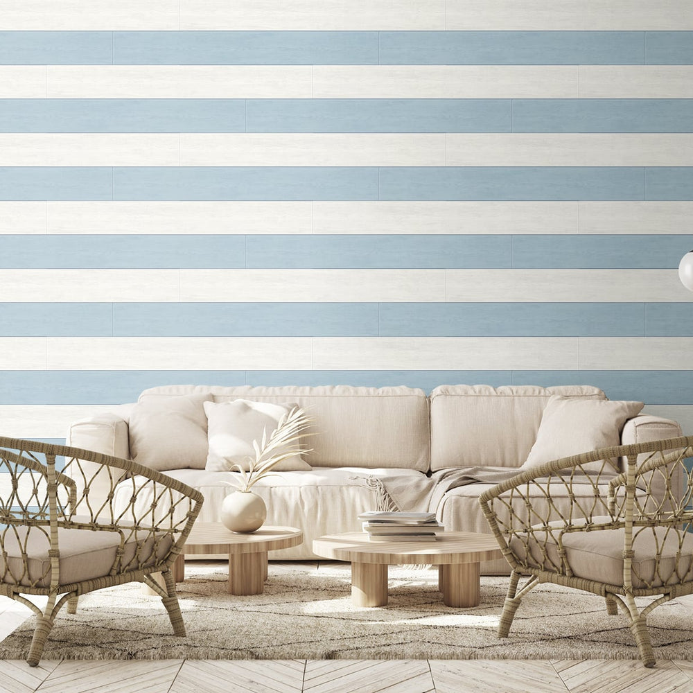 
                  
                    Shiplap peel and stick wallpaper decor NW43502 from NextWall
                  
                