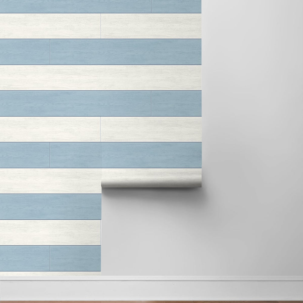 
                  
                    Shiplap peel and stick wallpaper roll NW43502 from NextWall
                  
                