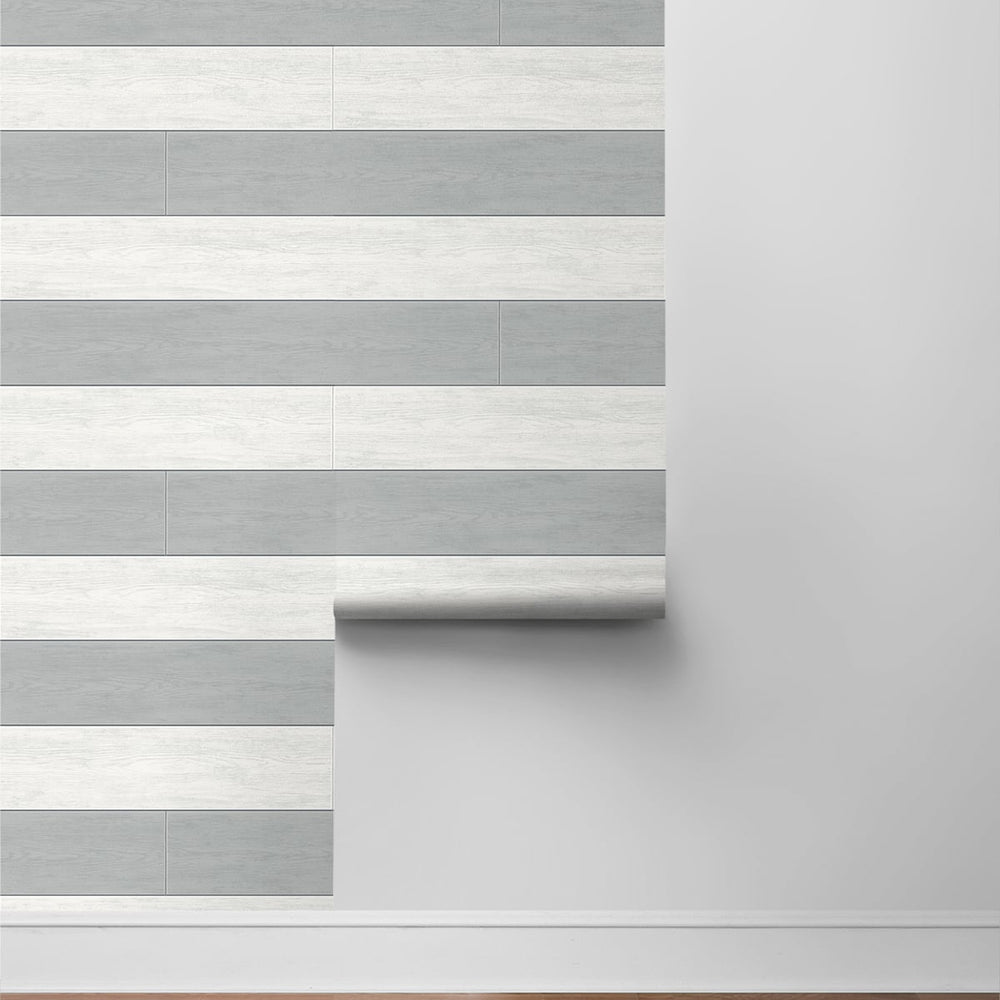 
                  
                    Shiplap peel and stick wallpaper roll NW43510 from NextWall
                  
                