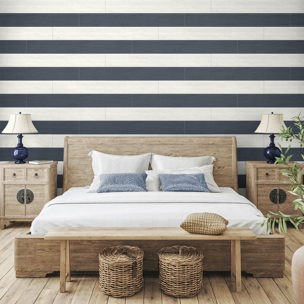 
                  
                    Shiplap peel and stick wallpaper bedroom NW43512 from NextWall
                  
                