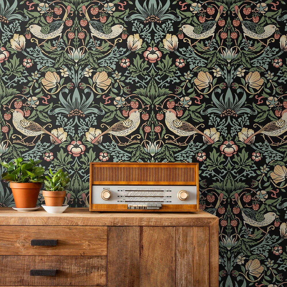 
                  
                    NW43700 Aves Garden peel and stick wallpaper accent from NextWall
                  
                