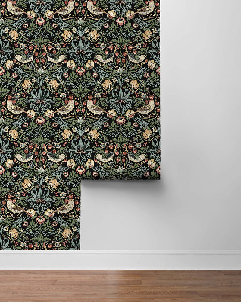 NW43700 Aves Garden peel and stick wallpaper roll from NextWall
