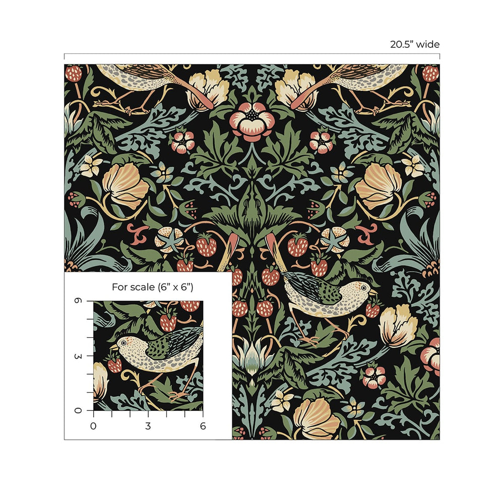 
                  
                    NW43700 Aves Garden peel and stick wallpaper scale from NextWall
                  
                