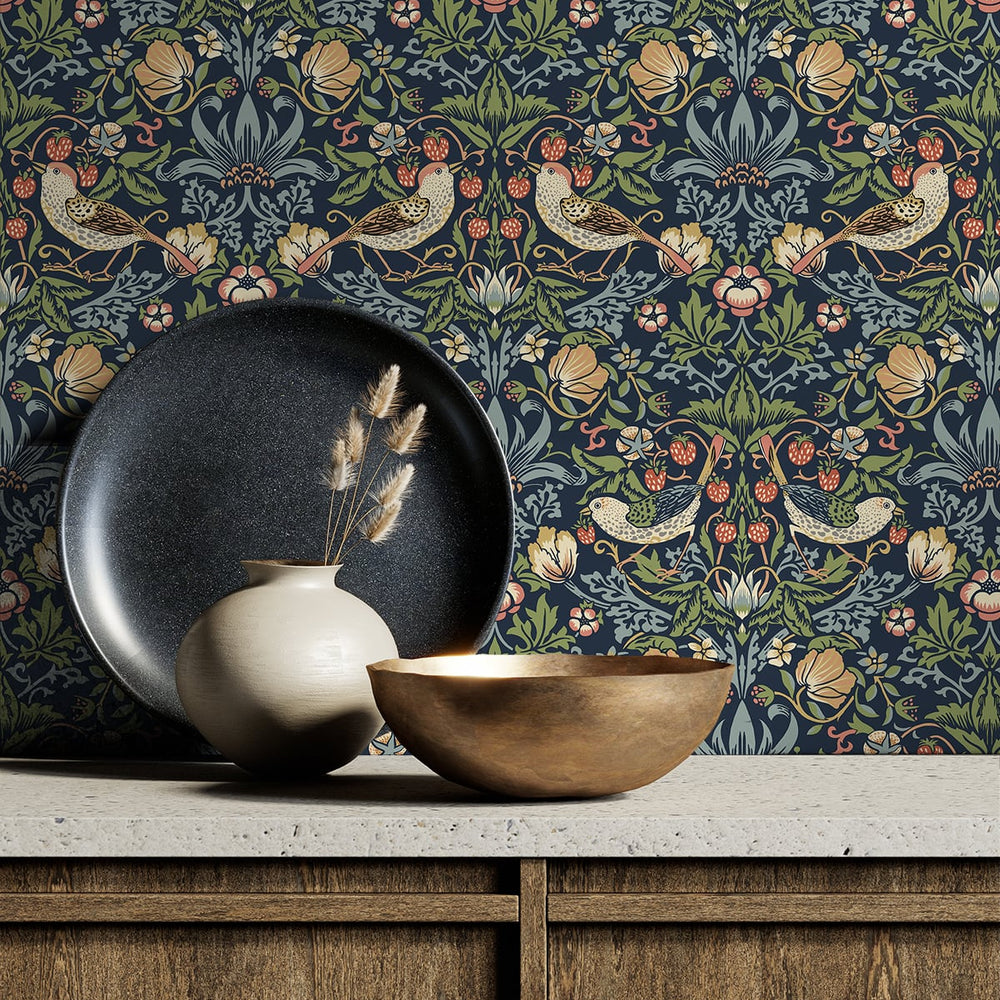 
                  
                    NW43702 Aves Garden peel and stick wallpaper kitchen from NextWall
                  
                