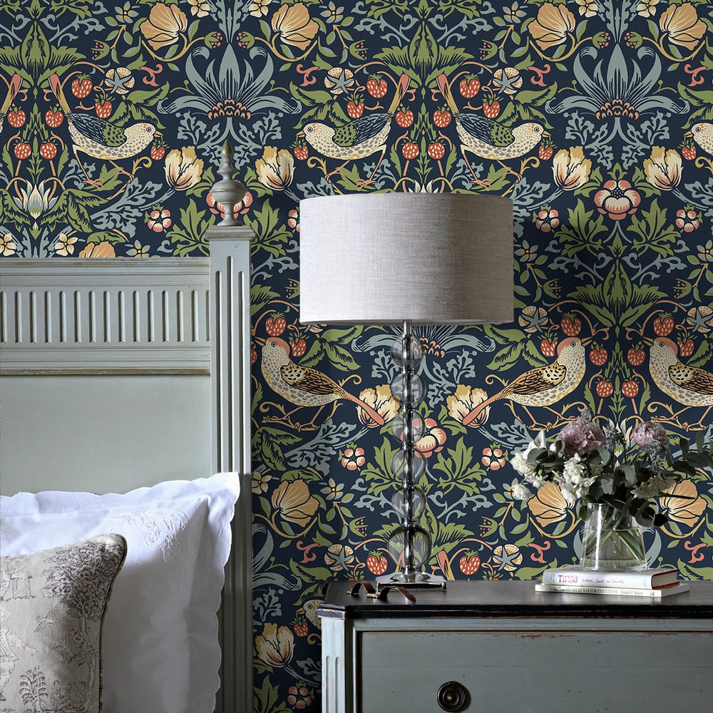 
                  
                    NW43702 Aves Garden peel and stick wallpaper bedroom from NextWall
                  
                