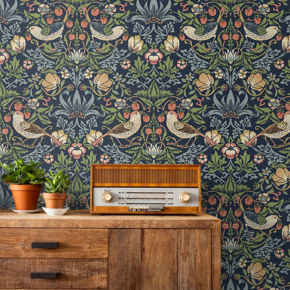 
                  
                    NW43702 Aves Garden peel and stick wallpaper decor from NextWall
                  
                