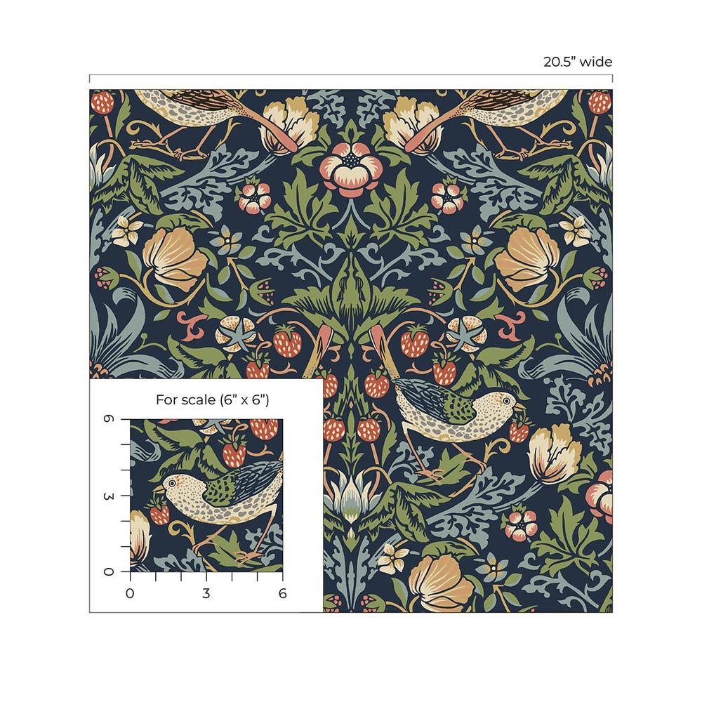 
                  
                    NW43702 Aves Garden peel and stick wallpaper scale from NextWall
                  
                