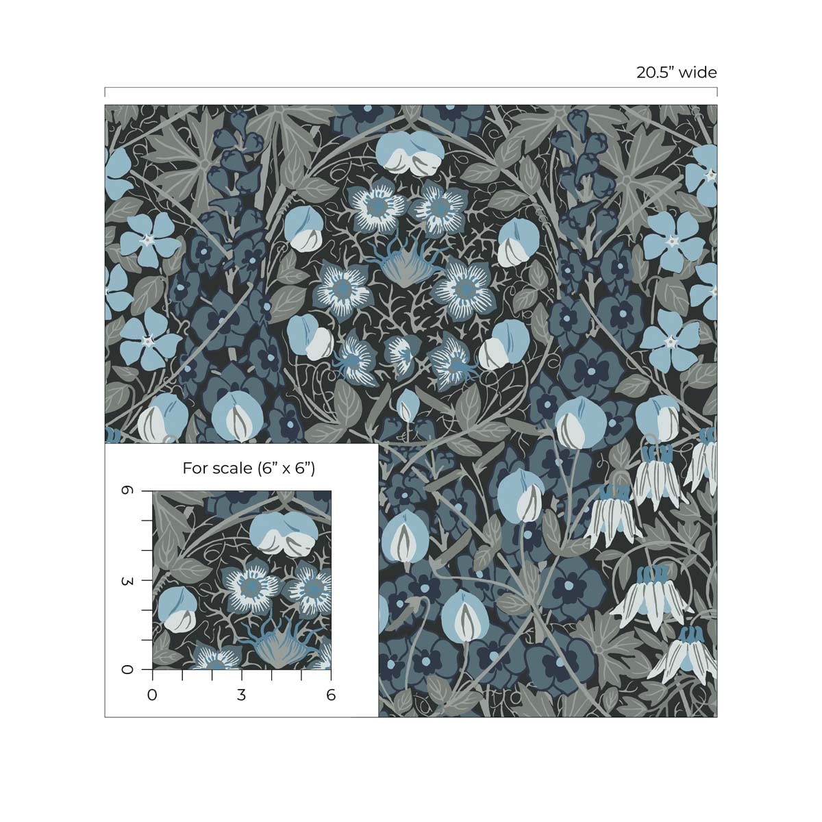 NextWall Tulip Garden Vintage Peel And Stick Wallpaper