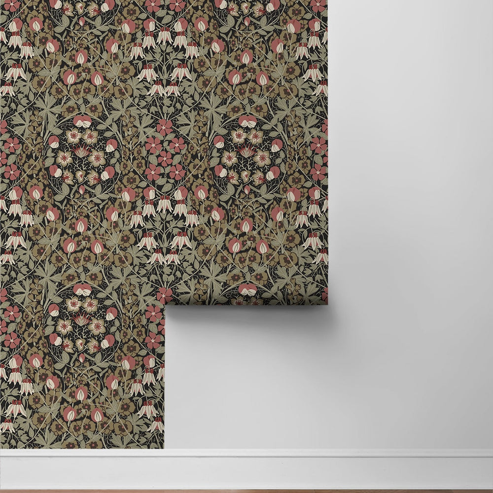 
                  
                    Vintage peel and stick wallpaper floral roll NW43806 from NextWall
                  
                