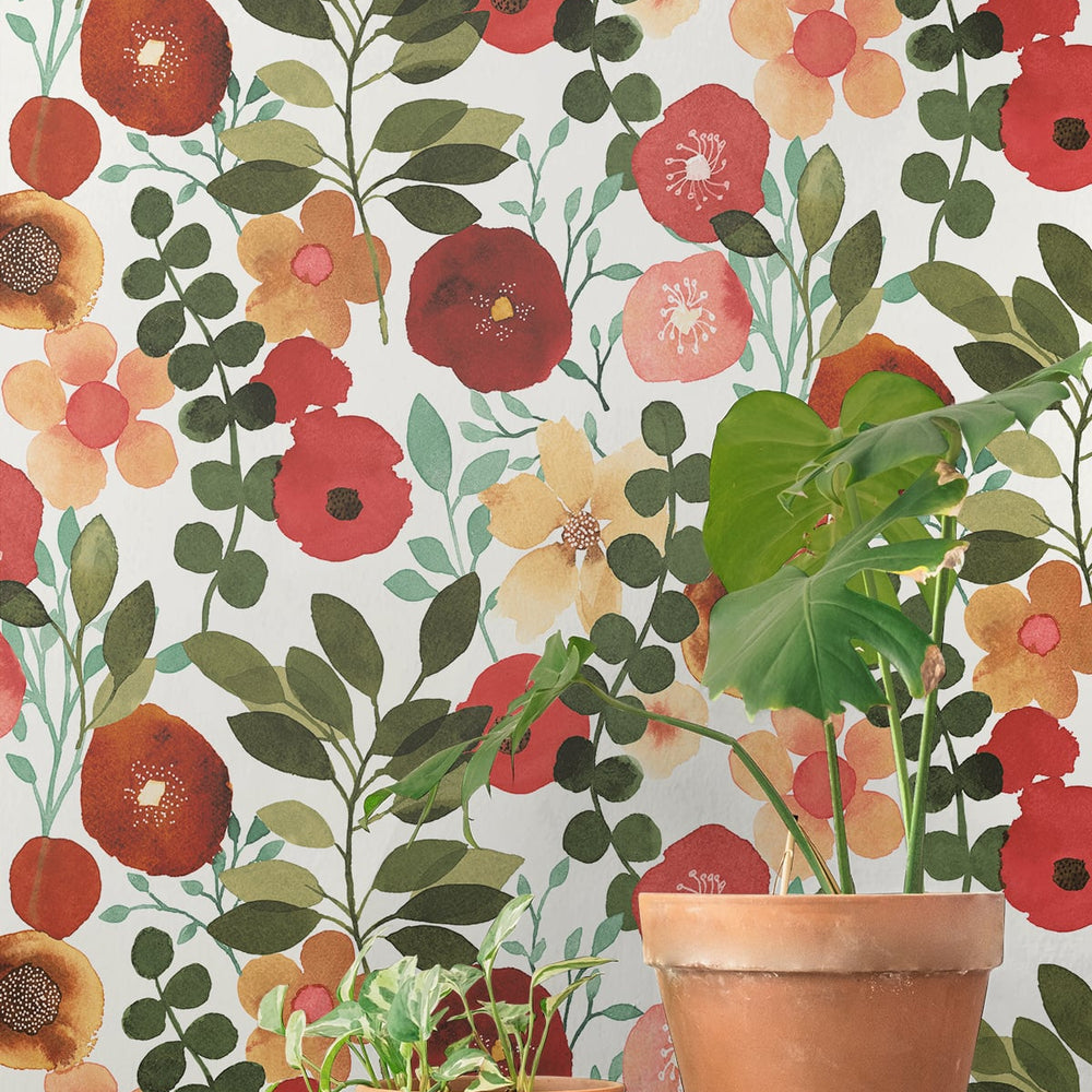 
                  
                    NW44001 garden dance floral peel and stick wallpaper decor from NextWall
                  
                