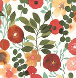 Garden Dance Floral Peel and Stick Removable Wallpaper