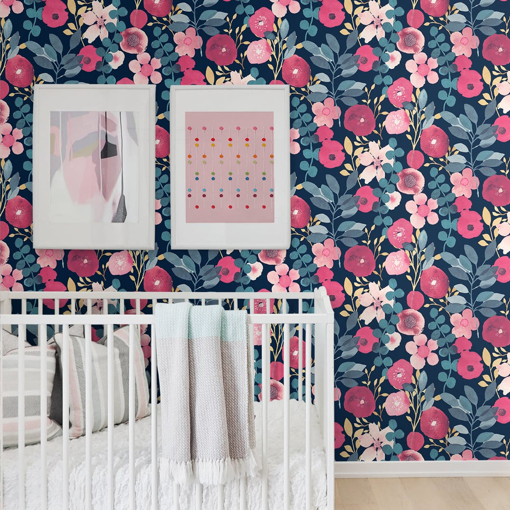 
                  
                    NW44002 garden dance floral peel and stick wallpaper nursery from NextWall
                  
                