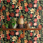 NW44005 garden dance floral peel and stick wallpaper decor from NextWall