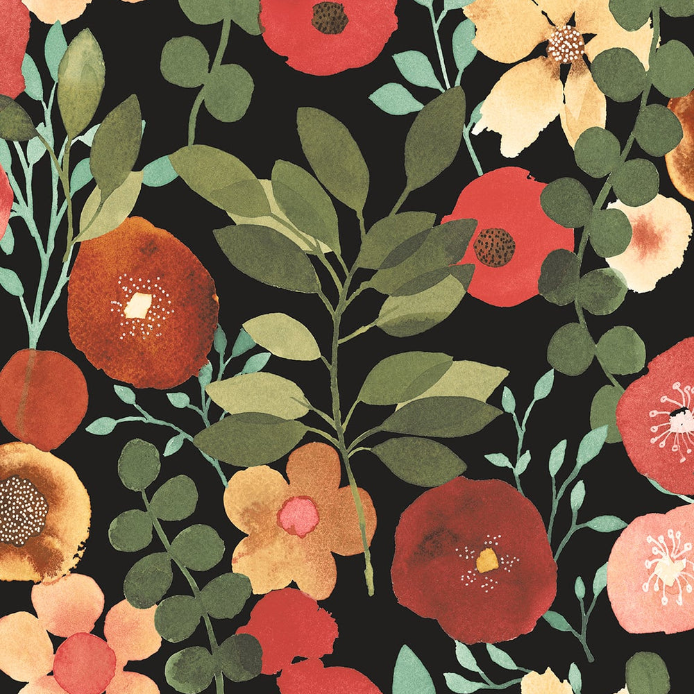 
                  
                    NW44005 garden dance floral peel and stick wallpaper from NextWall
                  
                