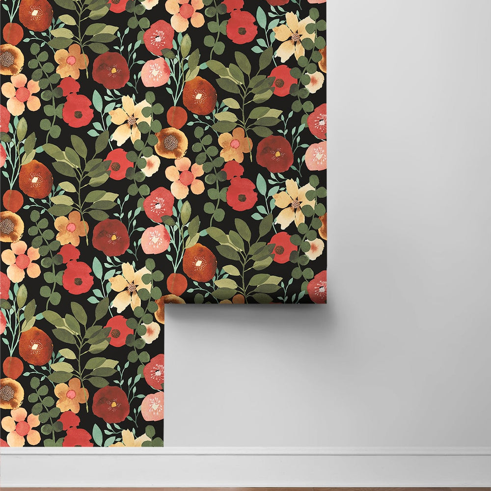 
                  
                    NW44005 garden dance floral peel and stick wallpaper roll from NextWall
                  
                