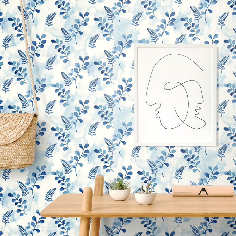 Botanical peel and stick wallpaper decor NW44102 from NextWall