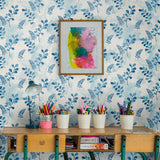 Botanical peel and stick wallpaper art NW44102 from NextWall