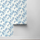Botanical peel and stick wallpaper roll NW44102 from NextWall