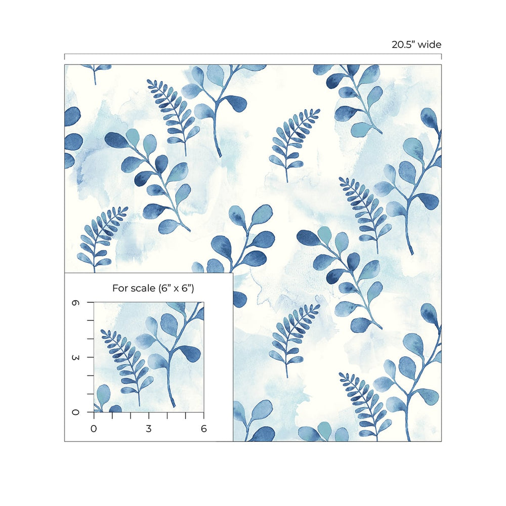
                  
                    Botanical peel and stick wallpaper scale NW44102 from NextWall
                  
                