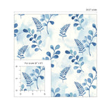 Botanical peel and stick wallpaper scale NW44102 from NextWall