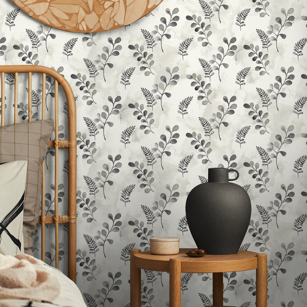
                  
                    Botanical peel and stick wallpaper bedroom NW44105 from NextWall
                  
                