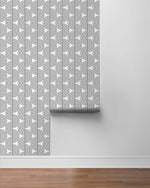 Retro peel and stick geometric wallpaper roll NW44200 from NextWall