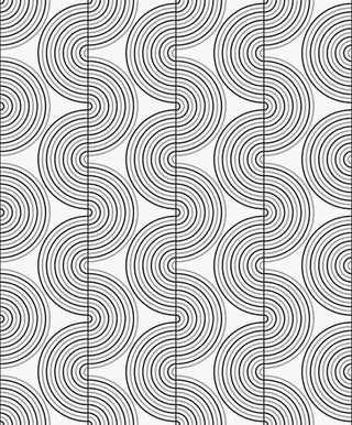 Retro peel and stick geometric wallpaper NW44200 from NextWall