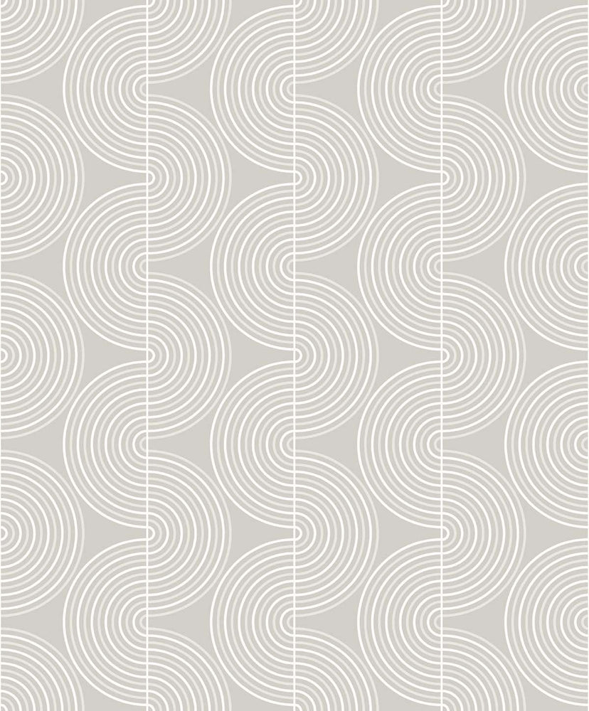 Retro peel and stick geometric wallpaper NW44205 from NextWall