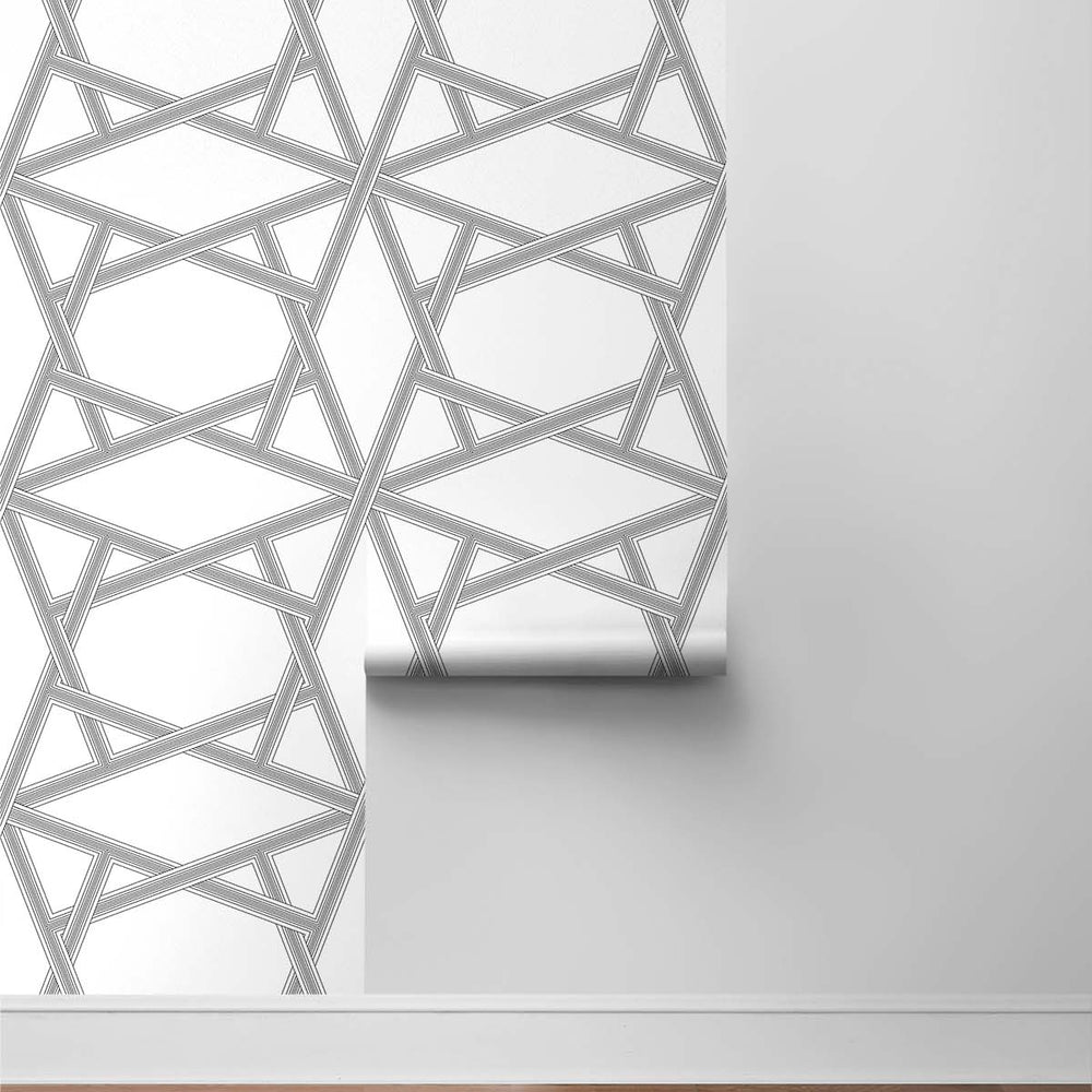 
                  
                    Geometric peel and stick wallpaper roll NW44300 from NextWall
                  
                