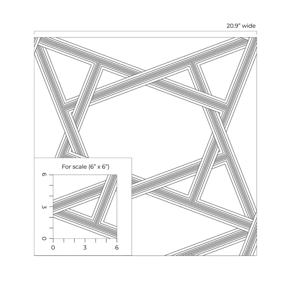 
                  
                    Geometric peel and stick wallpaper scale NW44300 from NextWall
                  
                
