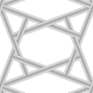 Geometric peel and stick wallpaper NW44300 from NextWall