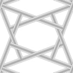 Geometric peel and stick wallpaper NW44300 from NextWall