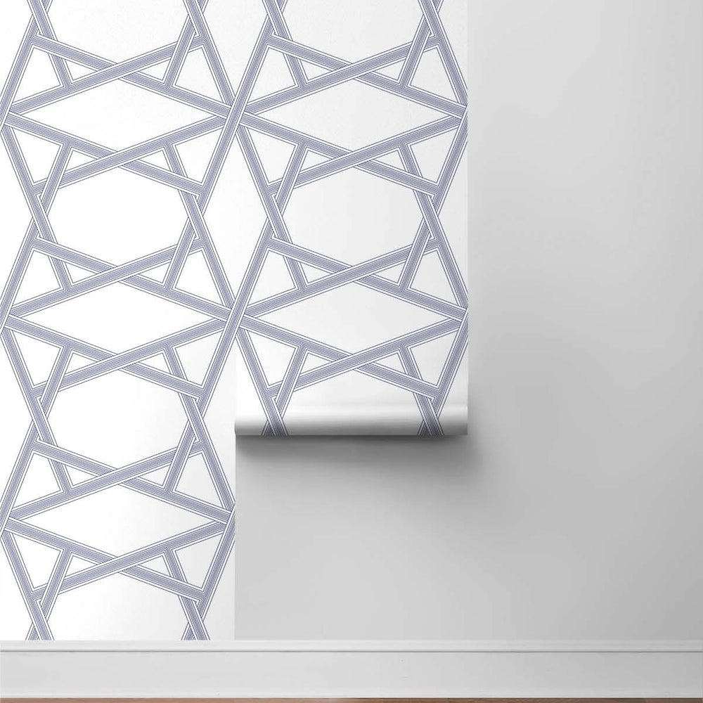 
                  
                    Geometric peel and stick wallpaper roll NW44302 from NextWall
                  
                