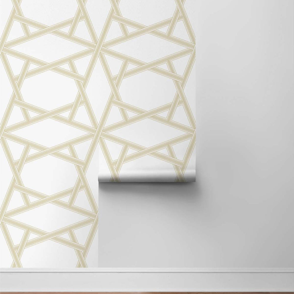 
                  
                    Geometric peel and stick wallpaper roll NW44303 from NextWall
                  
                