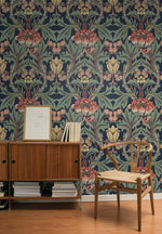 Vintage floral peel and stick wallpaper decor NW44402 from NextWall
