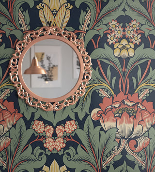 Vintage floral peel and stick wallpaper accent NW44402 from NextWall