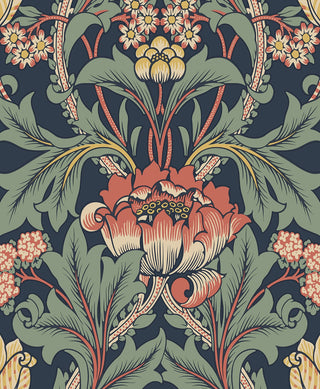 Vintage floral peel and stick wallpaper NW44402 from NextWall