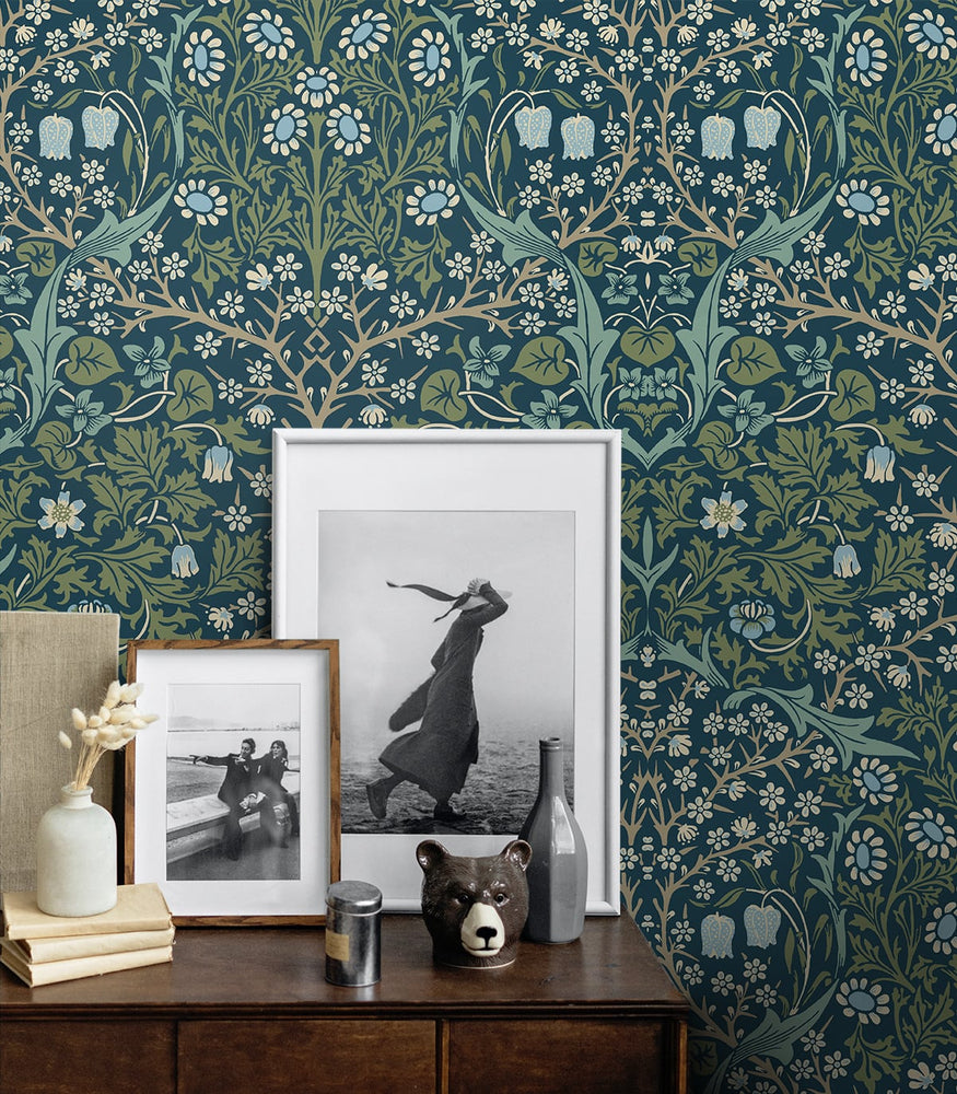 Floral peel and stick wallpaper decor NW44502 from NextWall