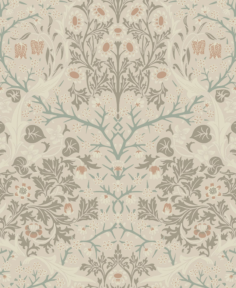 Floral peel and stick wallpaper NW44506 from NextWall