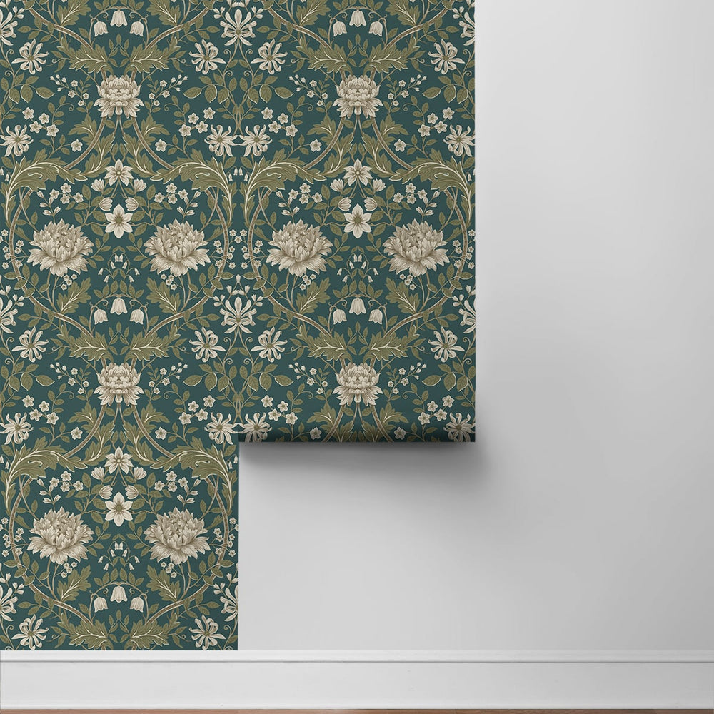 
                  
                    Floral peel and stick wallpaper roll NW44604 from NextWall
                  
                