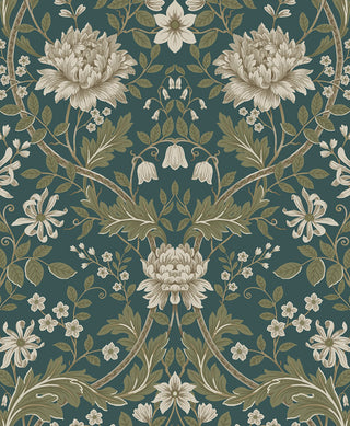 Floral peel and stick wallpaper NW44604 from NextWall
