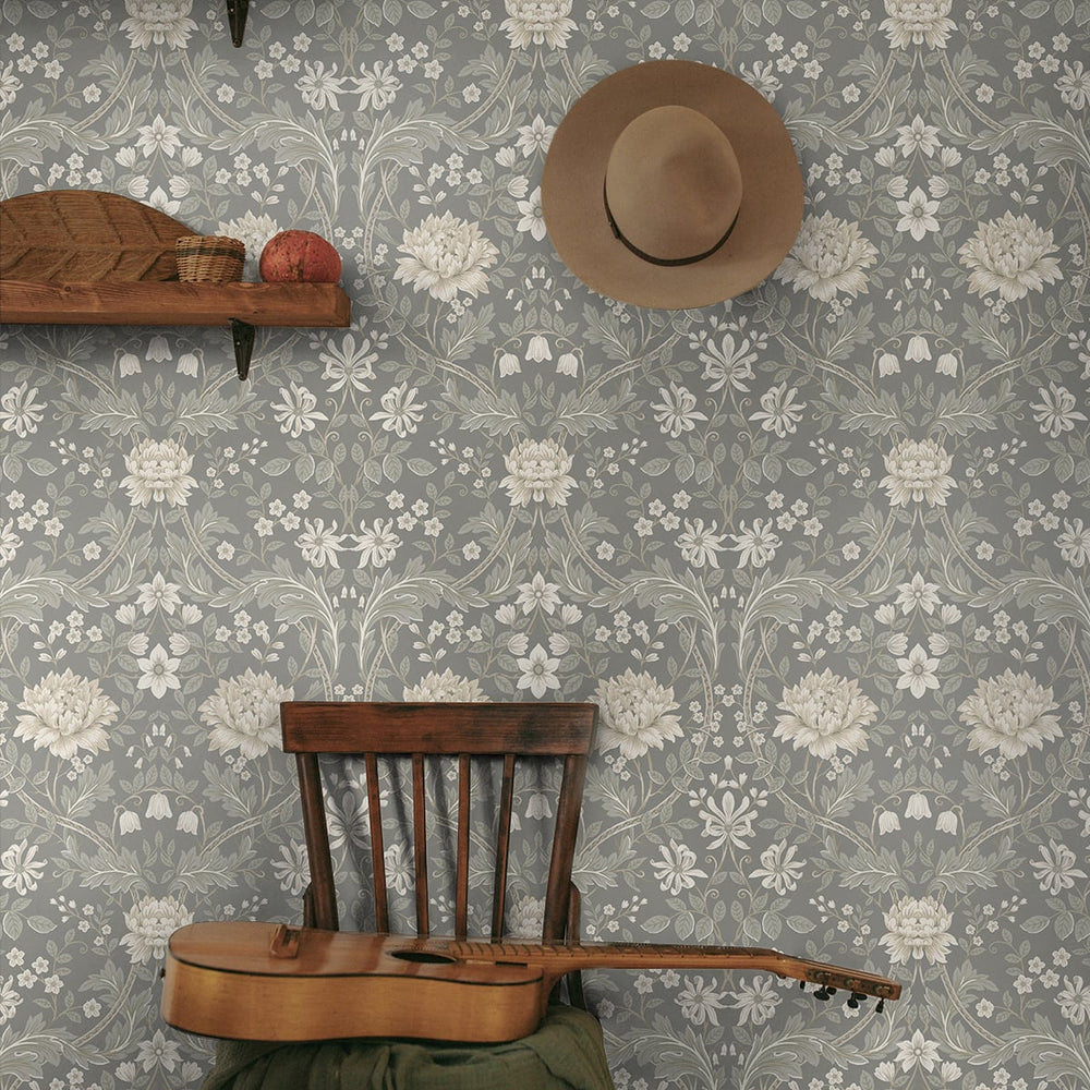 
                  
                    Floral peel and stick wallpaper decor NW44608 from NextWall
                  
                