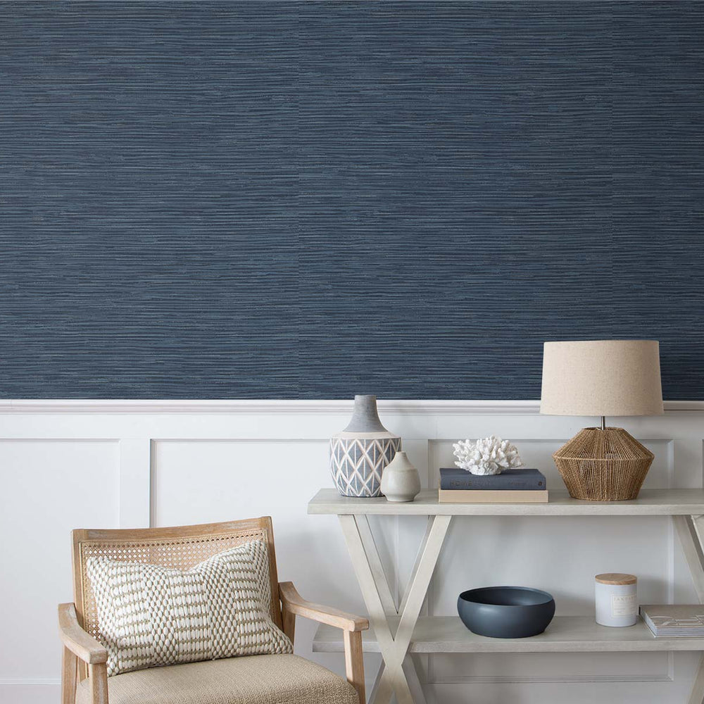 
                  
                    Faux grasscloth peel and stick wallpaper beach house NW44702 from NextWall
                  
                