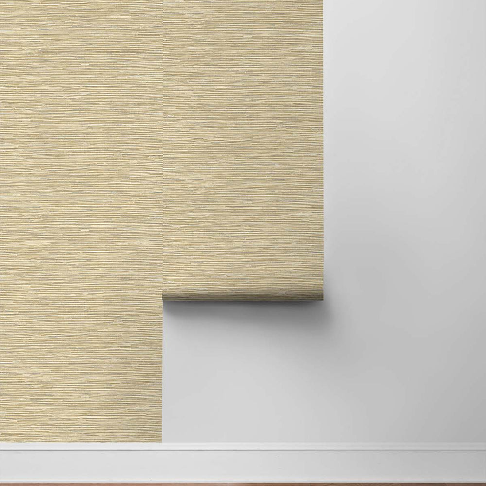 
                  
                    Faux grasscloth peel and stick wallpaper roll NW44706 from NextWall 
                  
                