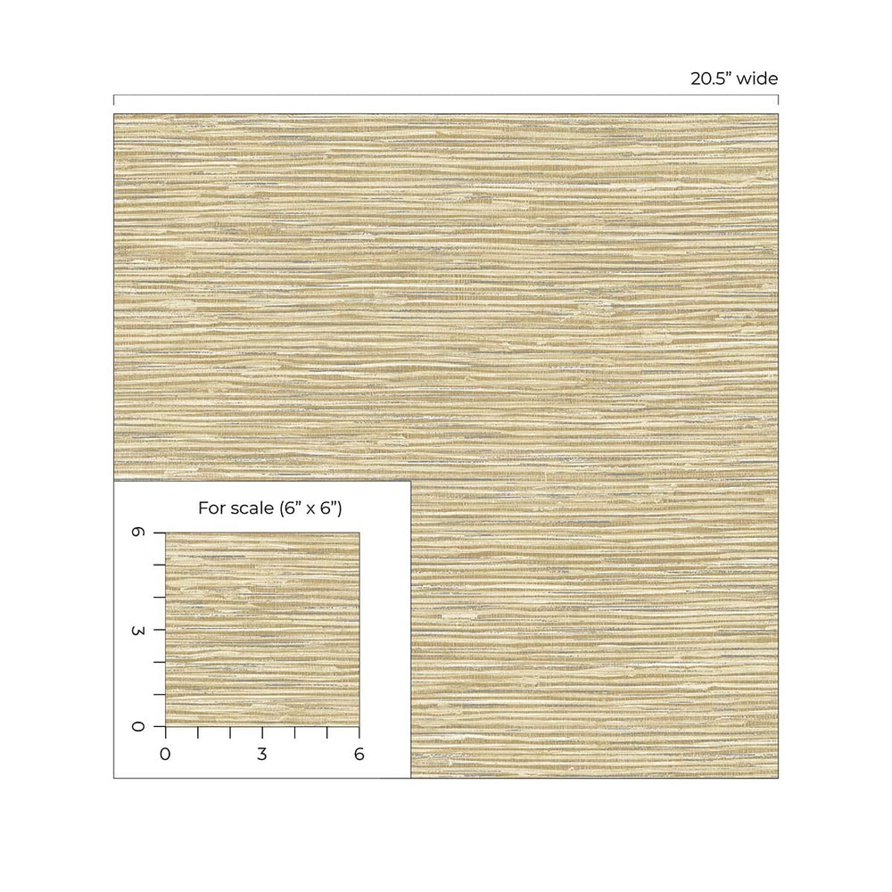 
                  
                    Faux grasscloth peel and stick wallpaper scale NW44706 from NextWall 
                  
                