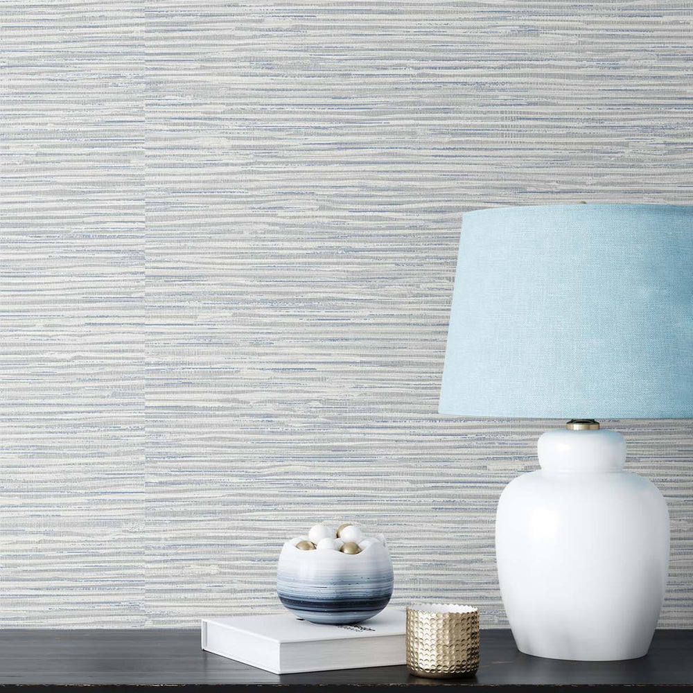 
                  
                    Faux grasscloth peel and stick wallpaper decor NW44708 from NextWall
                  
                
