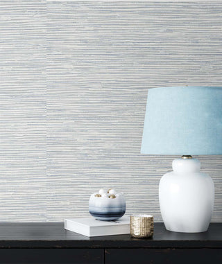 Faux grasscloth peel and stick wallpaper decor NW44708 from NextWall