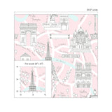 Paris peel and stick wallpaper scale NW44801 from NextWall