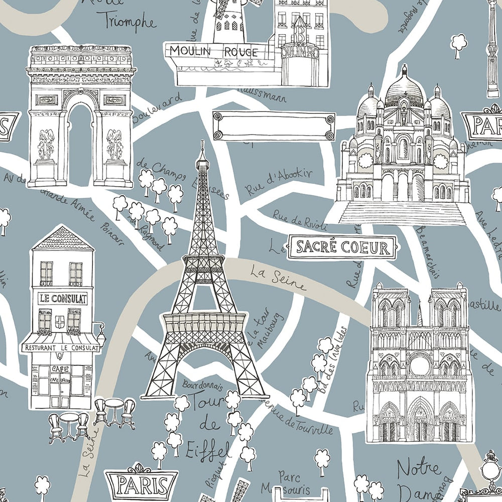 
                  
                    Paris peel and stick wallpaper NW44802 from NextWall
                  
                